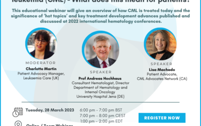 WEBINAR: Latest advances in the treatment of chronic myeloid leukemia (CML) – What does this mean for patients?